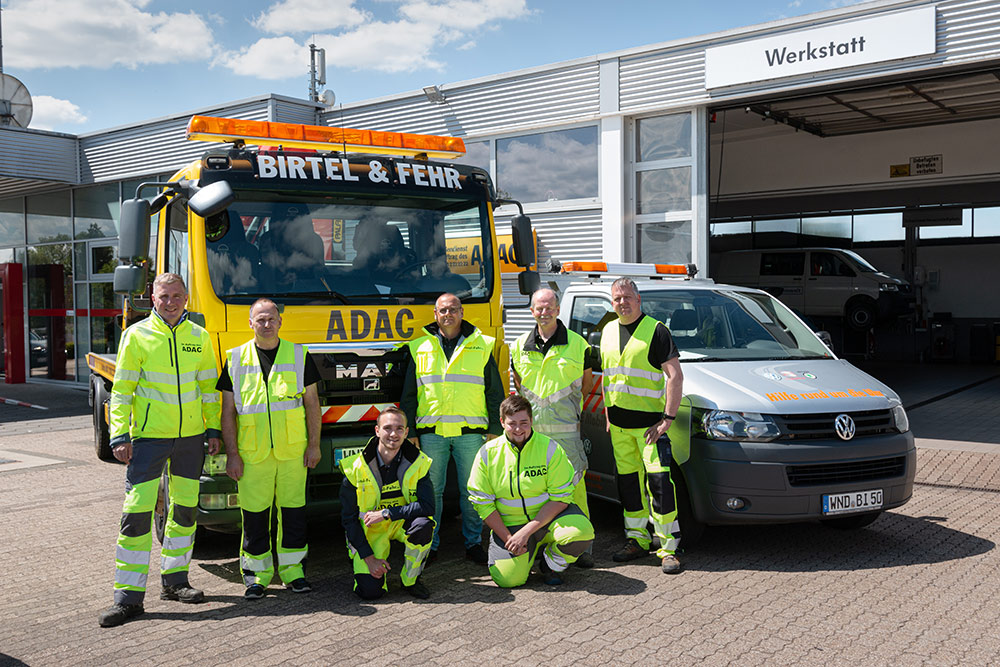 Notdienst und Abschlepp Mitarbeiter